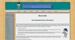 Desktop Screenshot of brokenbat.org